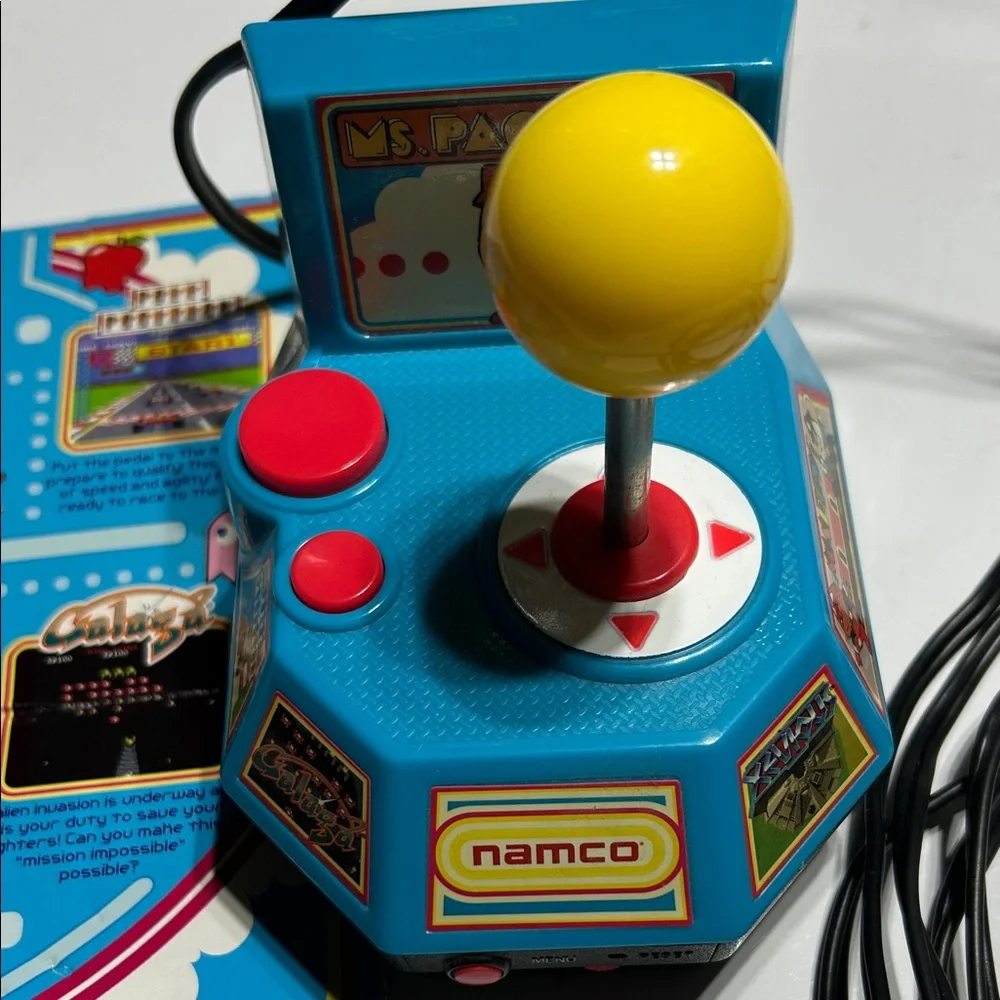 Namco Ms. Pac-Man Plug & Play Arcade Game - Blue